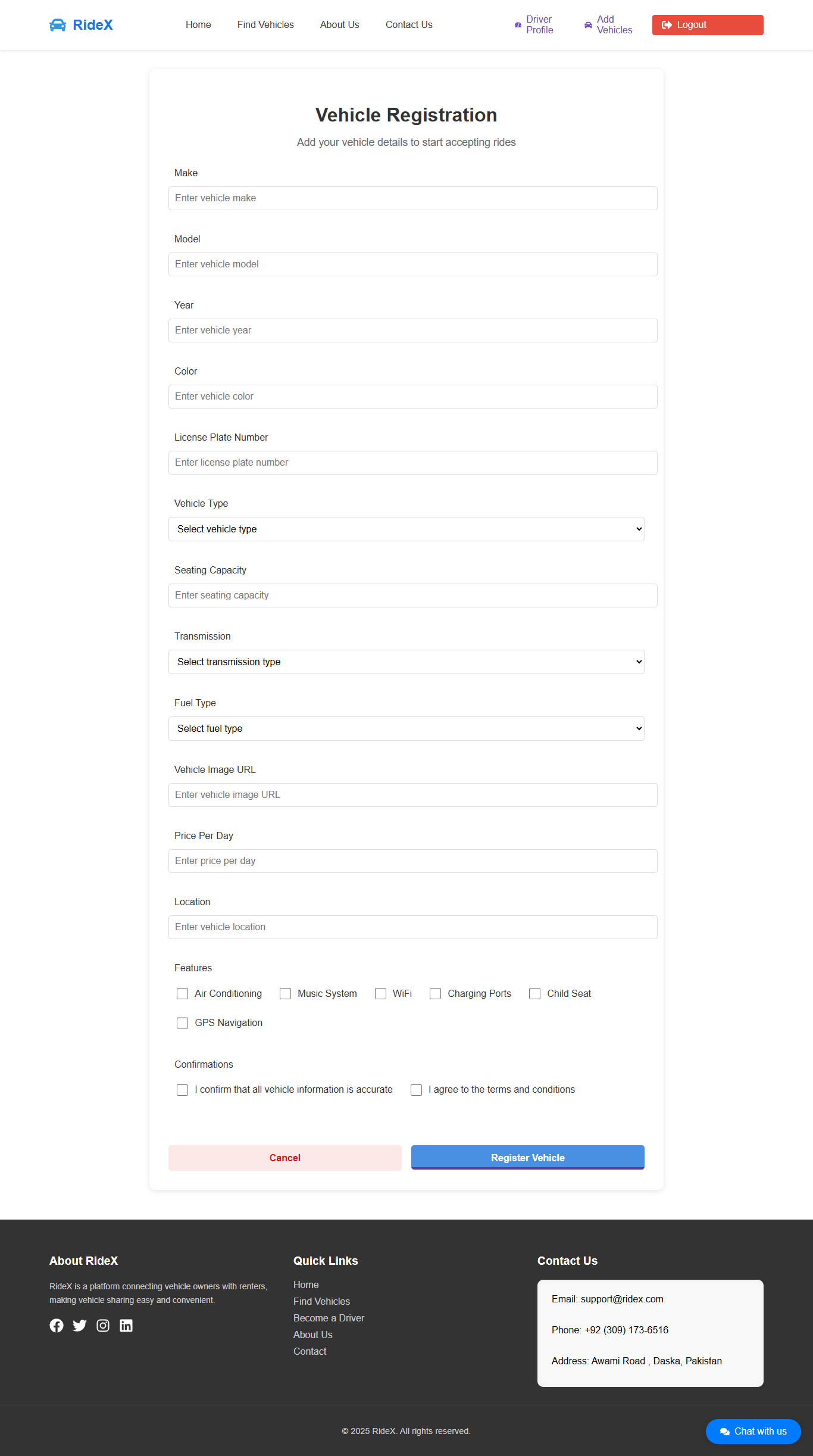 Driver Vehicle Management